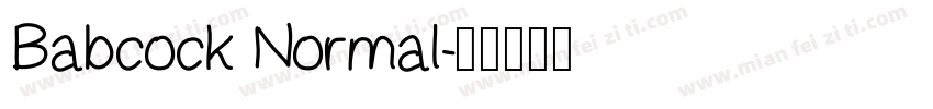 Babcock Normal字体转换